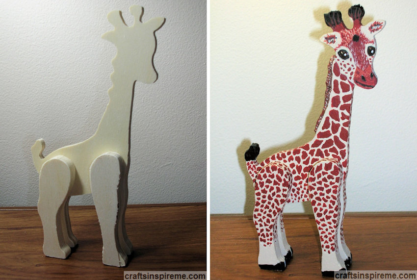 Before & After Giraffe
