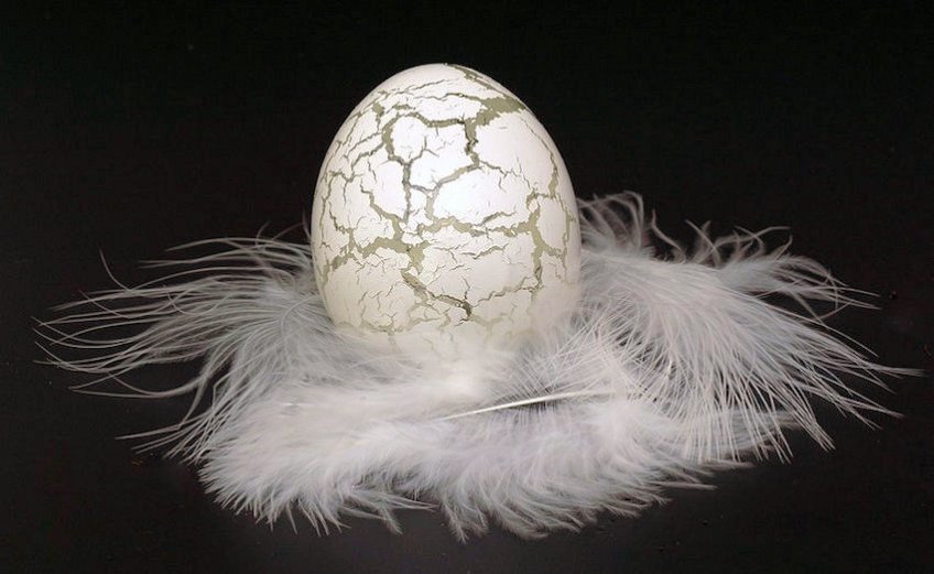 Crackle Finish Egg