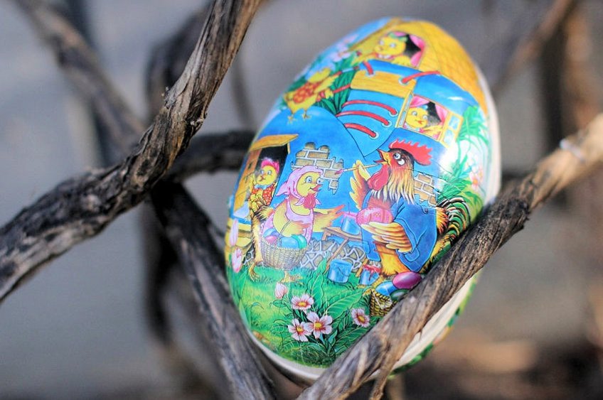 Decoupage Fairytale Egg