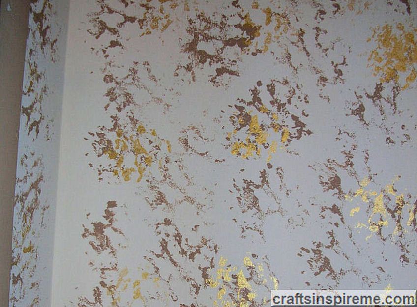 Painted Wall Faux Finish Sponge Painting