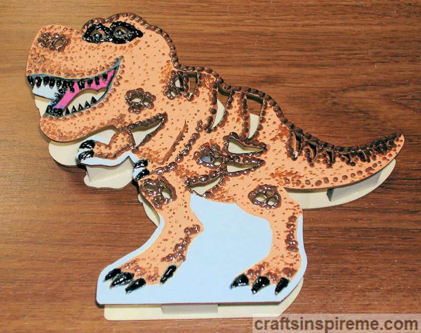 Painted Three Dimensional Details