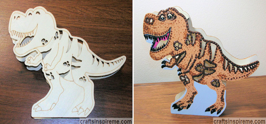 T-Rex Before & After