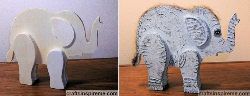 Elephant Before & After