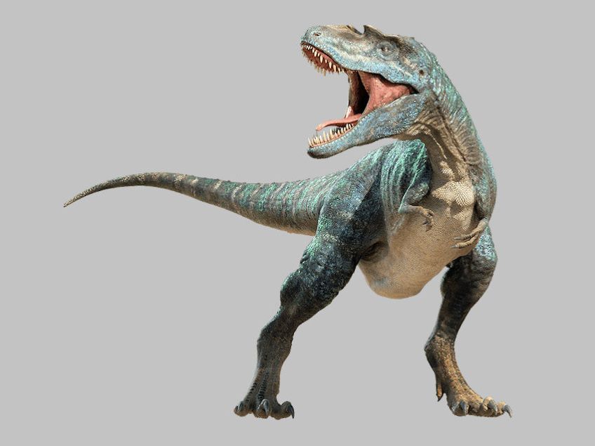 T-Rex Roaring Front View