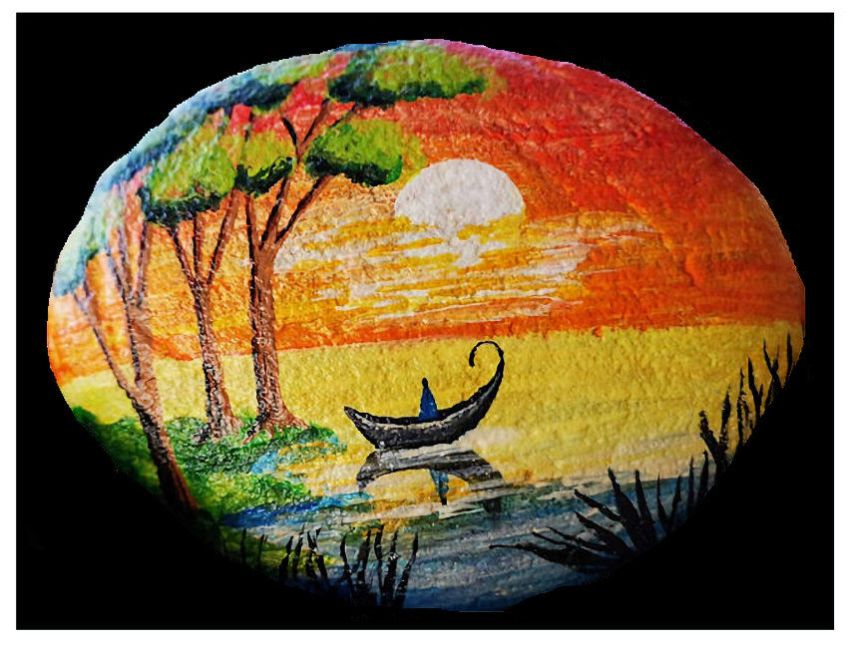 Paint Pens Rock Painting