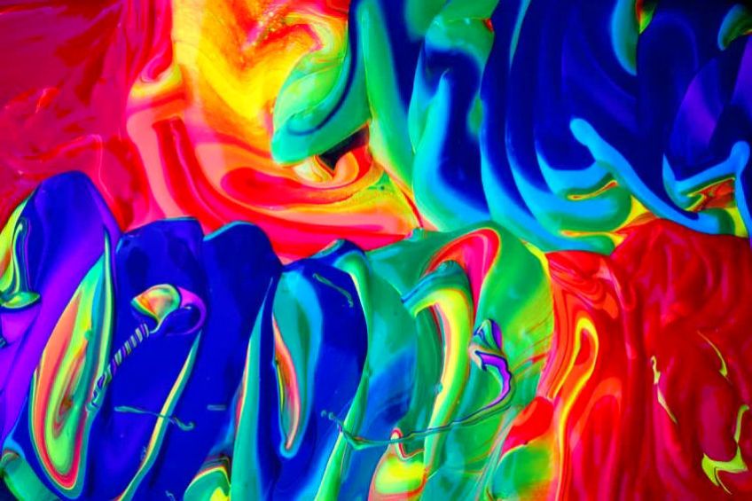 Paint Pouring Abstract Art