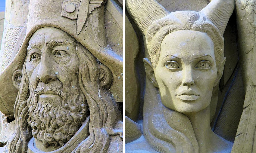 Captain Barbossa & Maleficent