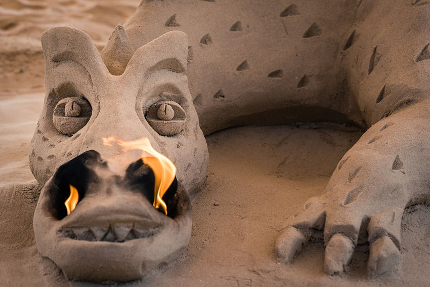 Special Effects Fire Dragon