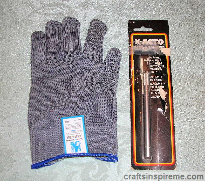 Fillet Glove & X-Acto Knife