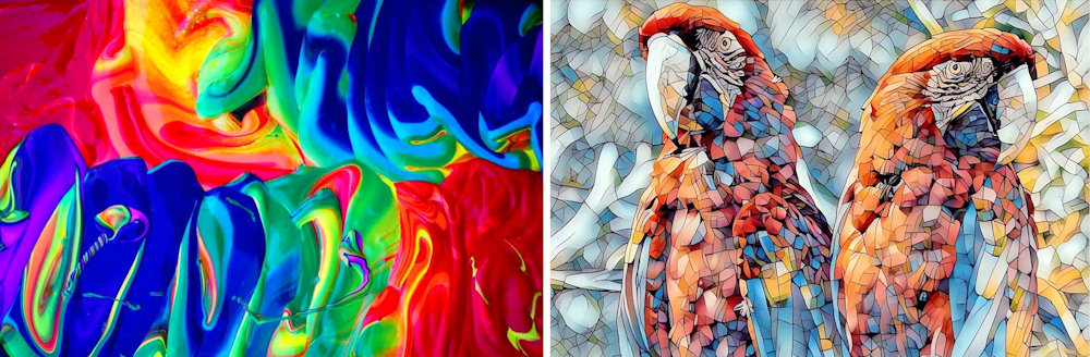 Paint Pouring & Digital Painting