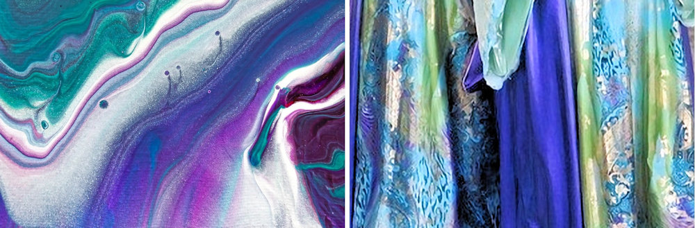 Paint Pour & Fabrics