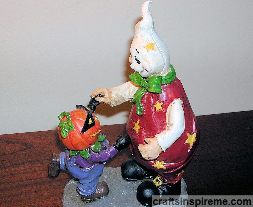 Ghost Mom Baby Pumpkin