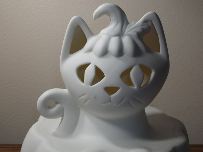 Ceramic Cat Closeup