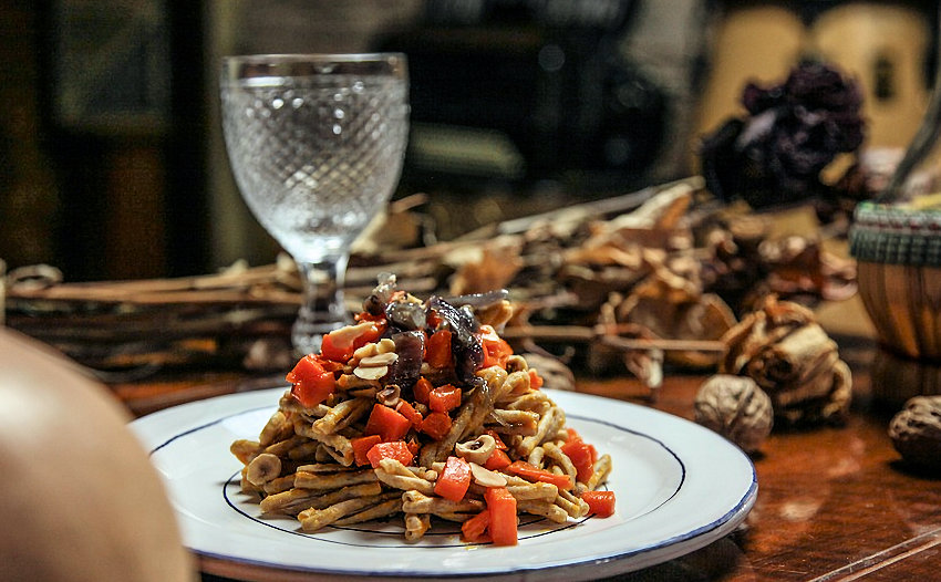 Italian Pumpkin & Mushroom Pasta
