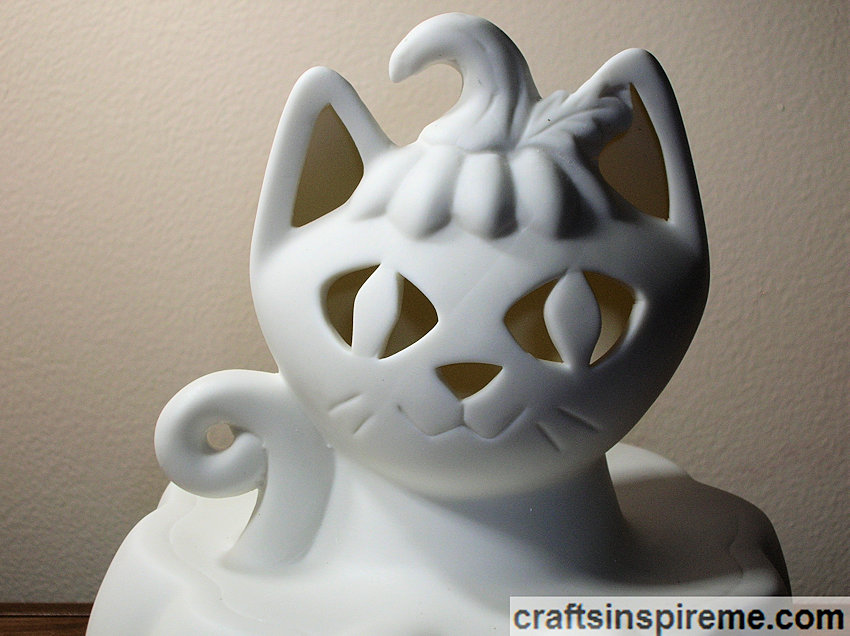 Ceramic Cat Closeup
