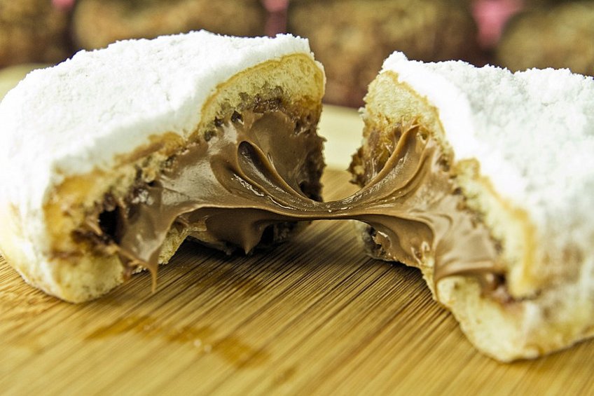 Chocolate Filled Donut