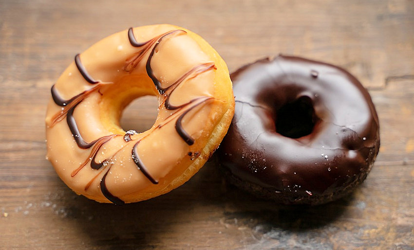 Frosted & Chocolate Dipped Donuts