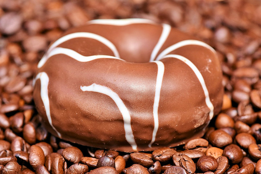 Chocolate Coffee Donut