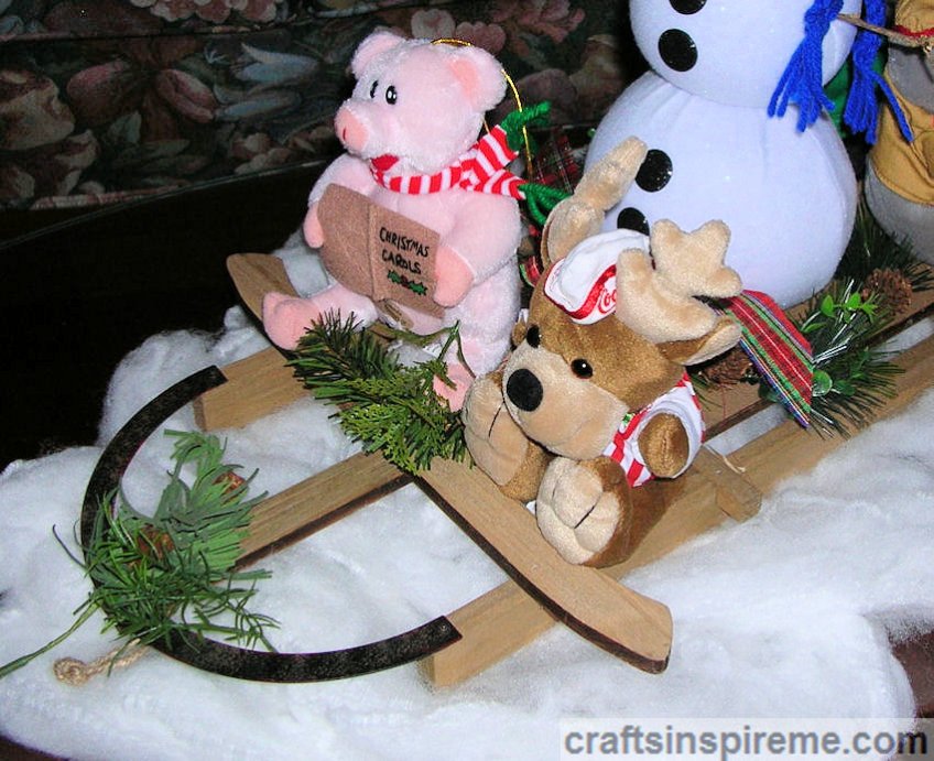 Closeup Photo Sledding