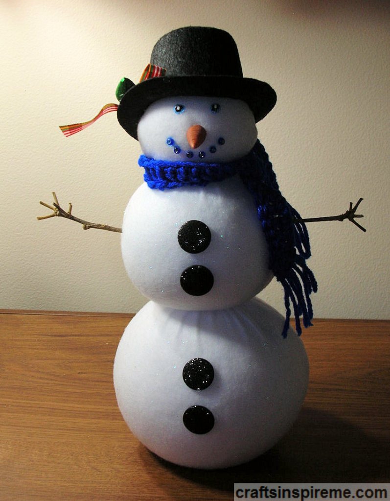 Finished Snowman