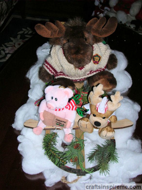 Moose Sledding