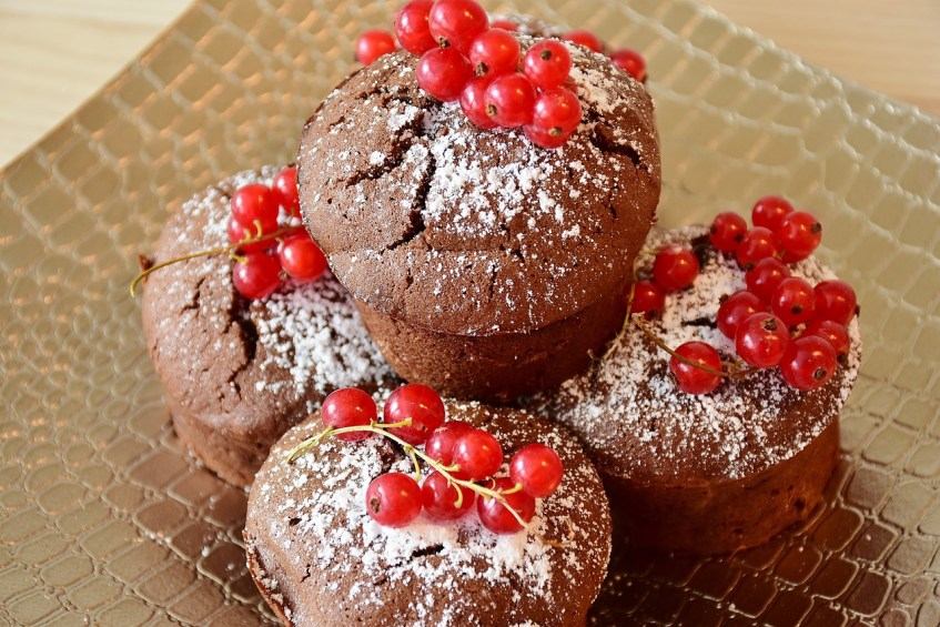 Chocolate Currant Muffins