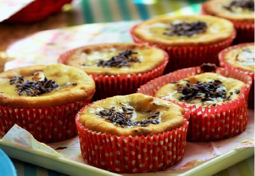 Lavender Muffins