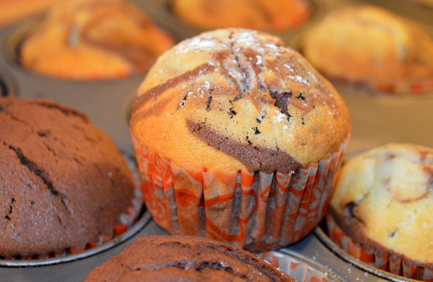 Vanilla & Chocolate Swirl Muffins
