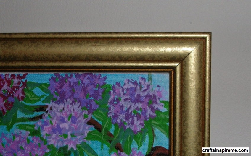 Gold Wood Frame
