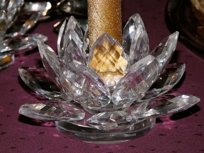Crystal Candle Holder