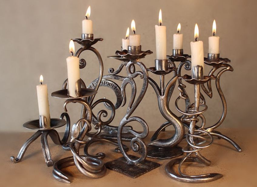 Sculptural Candelabra