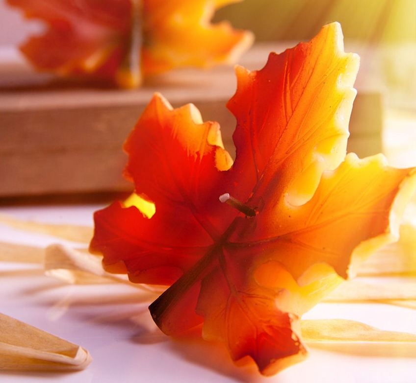 Leaf Shaped Candle