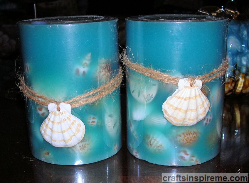 Seashells Mixed In Wax