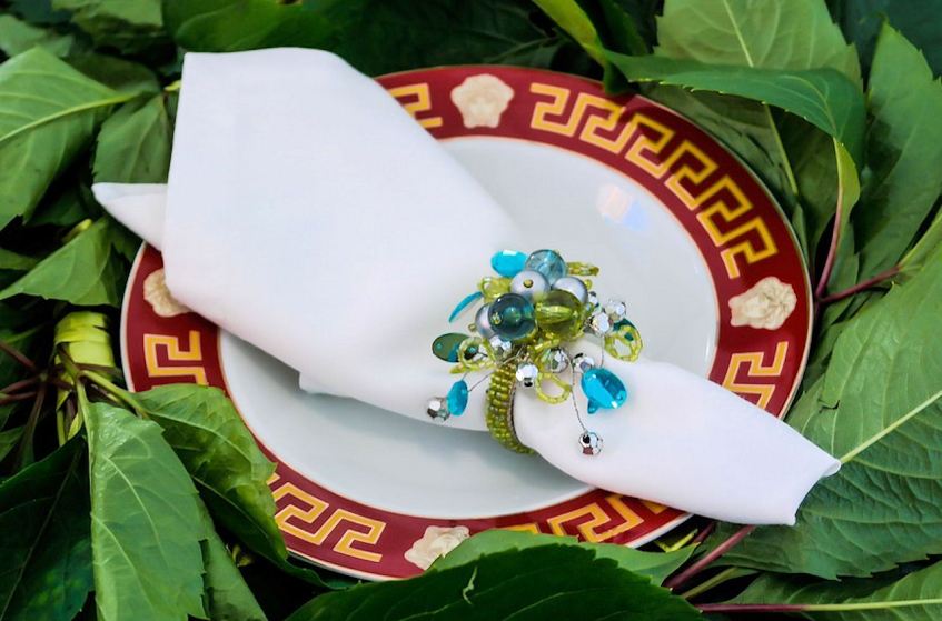 Napkin Rings Jeweled