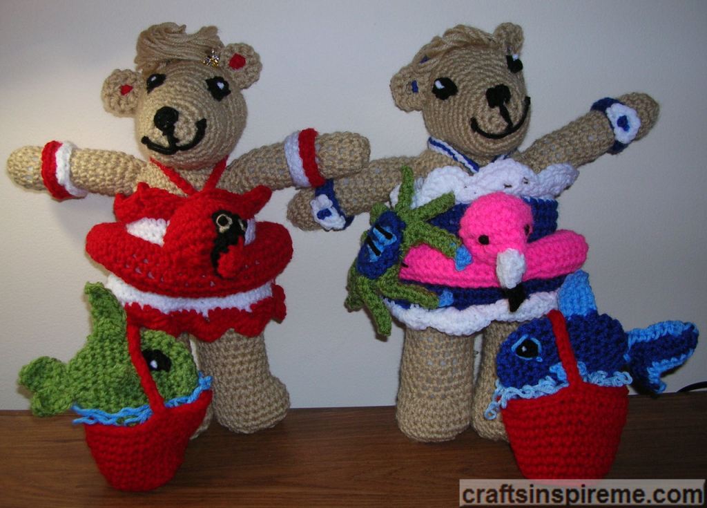 Beach Bear Twin Sisters