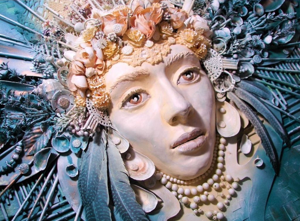 Feather & Sea Shell Wall Art