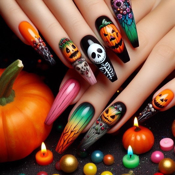 Halloween Nail Art