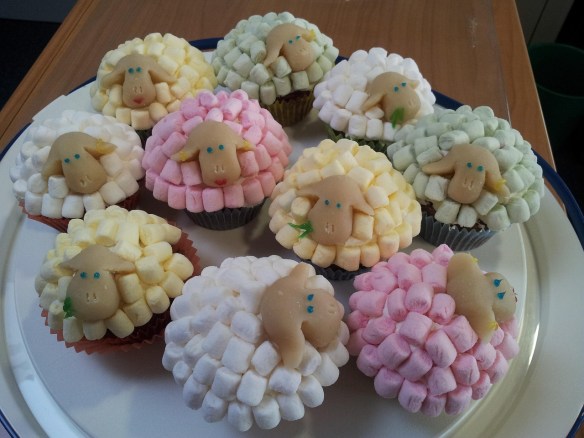 Sheep Cupcakes
