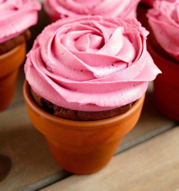Flower Pot Cupcakes