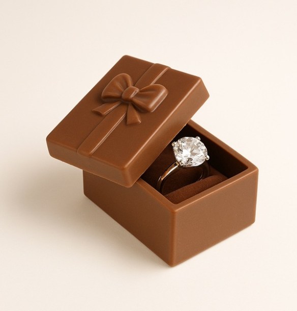 Chocolate Box for Diamond Ring