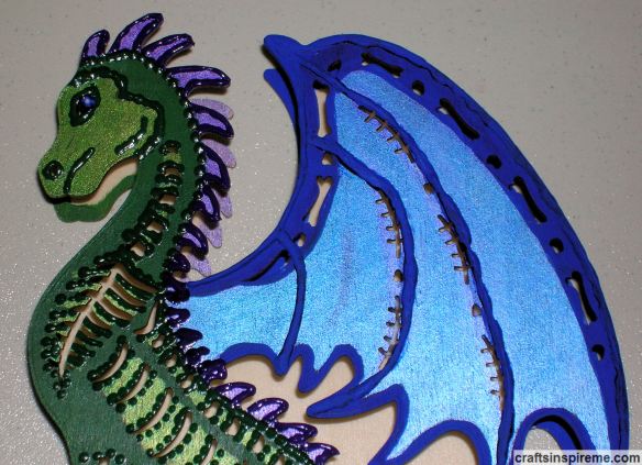 Painted Dragon Close Up