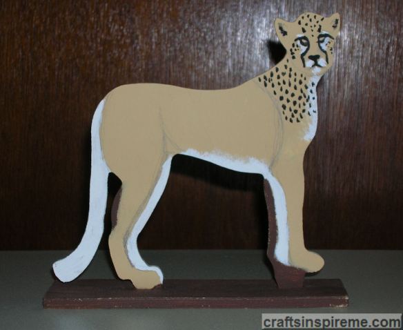 Cheetah Painted Details Front