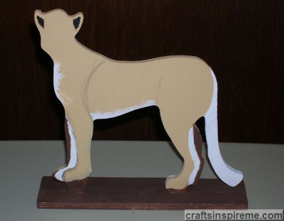 Cheetah Painted Details Back