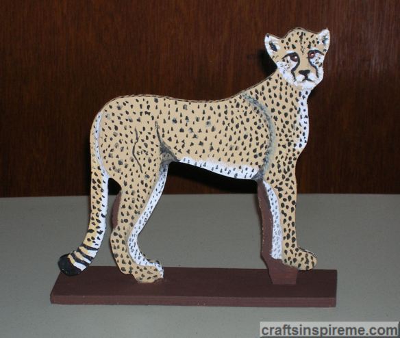 Cheetah Painting Coat Front