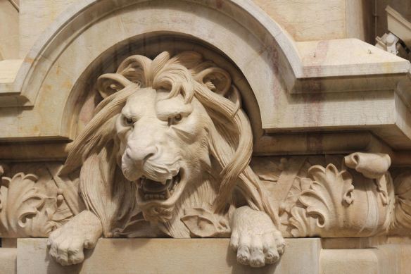 Lion Relief Sculpture
