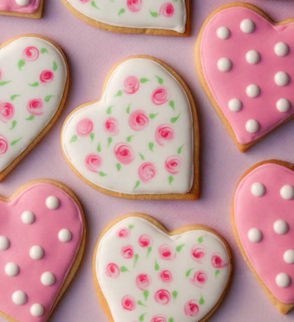 Frosted Shortbread Cookies