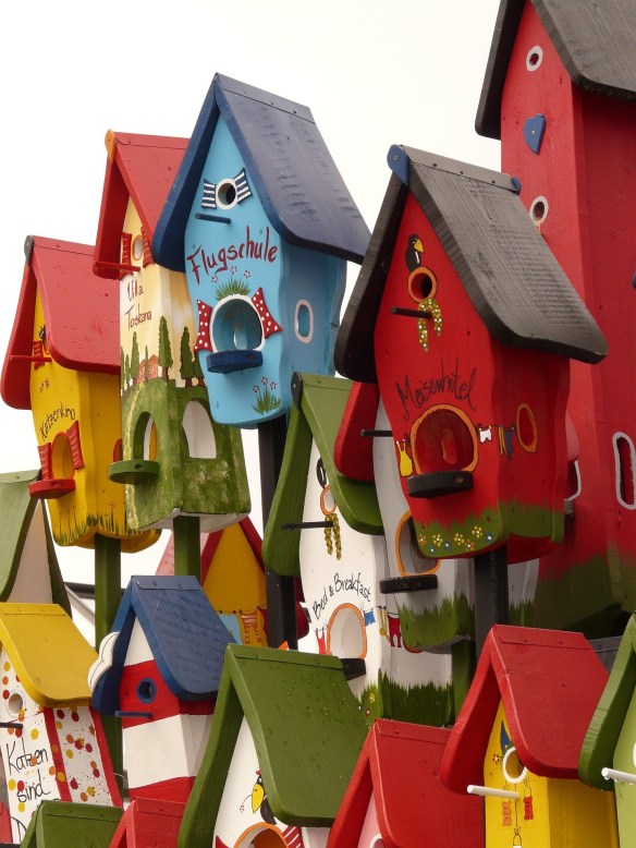Clustered Bird Houses