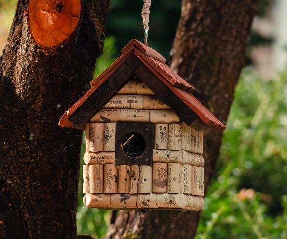 Wine Cork Bird House
