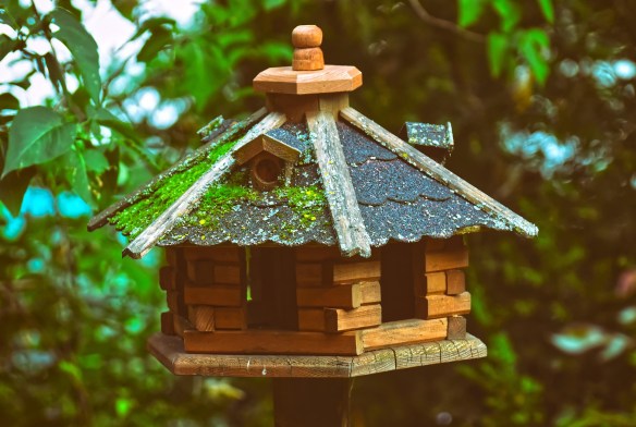Log Cabin Bird House