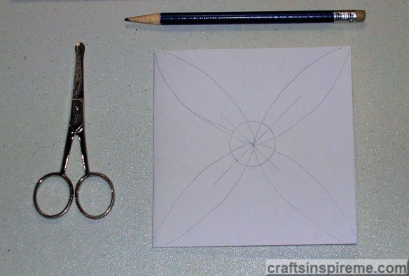 Fold Paper 2x Draw Petals